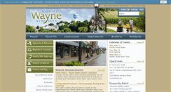 Desktop Screenshot of cityofwayne.org